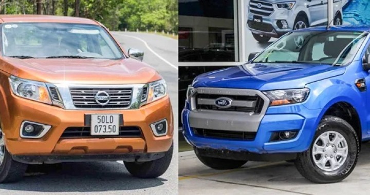 So sánh Nissan Navara và Ford Ranger
